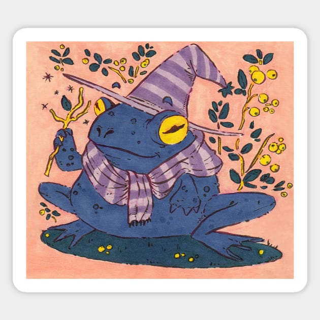 Frog witch Sticker by iisjah